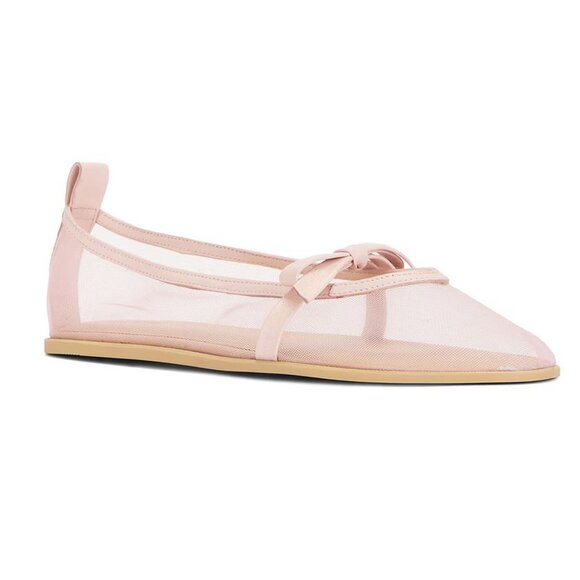 Free People Pink Bow Flats - Picture 4 of 16